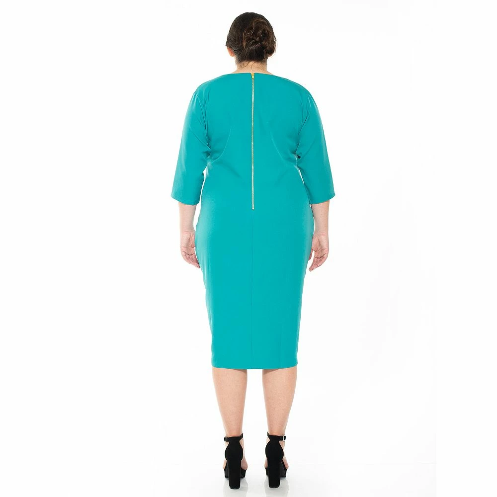 Plus Size ALEXIA ADMOR Michelle Sweetheart Sheath Dress - Image 3