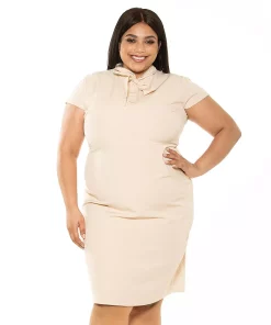 Plus Size ALEXIA ADMOR Carolina Tie-Neck Sheath Dress