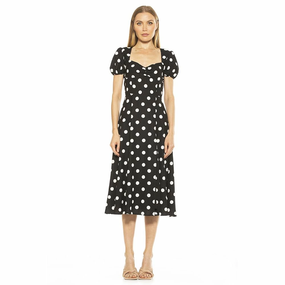Women's ALEXIA ADMOR Gracie Fit & Flare Dress - Image 8