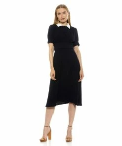 Women's ALEXIA ADMOR Emery Cap-Sleeve Fit & Flare Dress