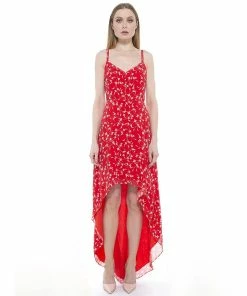 Women's ALEXIA ADMOR Bailey Sweetheart High-Low Maxi Dress