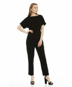 Women's ALEXIA ADMOR Sadie Boatneck Tapered Jumpsuit