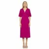 Women's ALEXIA ADMOR Draped V-Neck Midi Dress