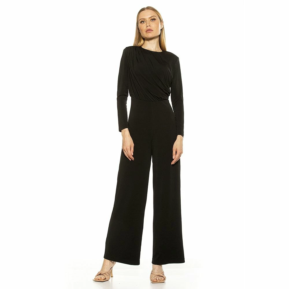 Women's ALEXIA ADMOR Draped Wide-Leg Jumpsuit