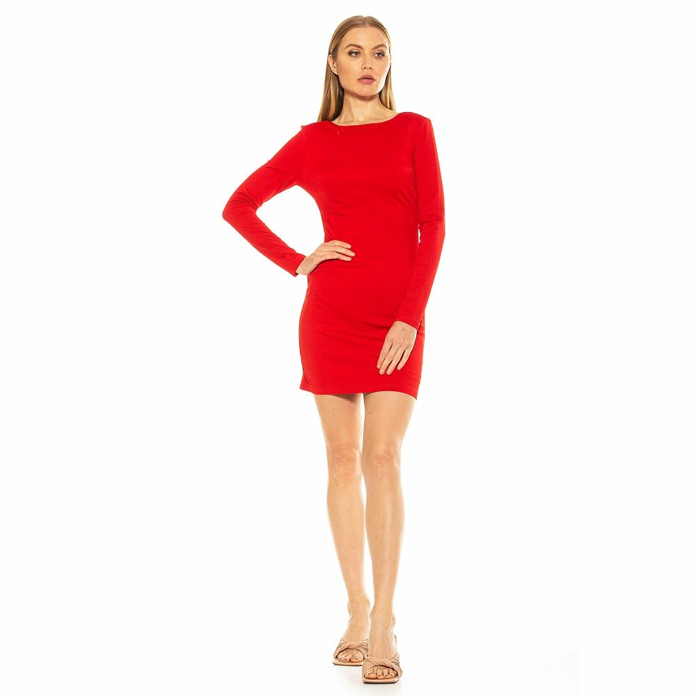 Women's ALEXIA ADMOR Low V-Back Dress - Image 5