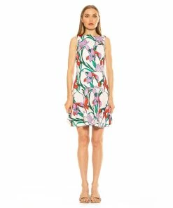 Women's ALEXIA ADMOR Yvette Dropped Waist Dress