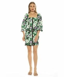 Women's ALEXIA ADMOR Sammie Squareneck Sheath Dress