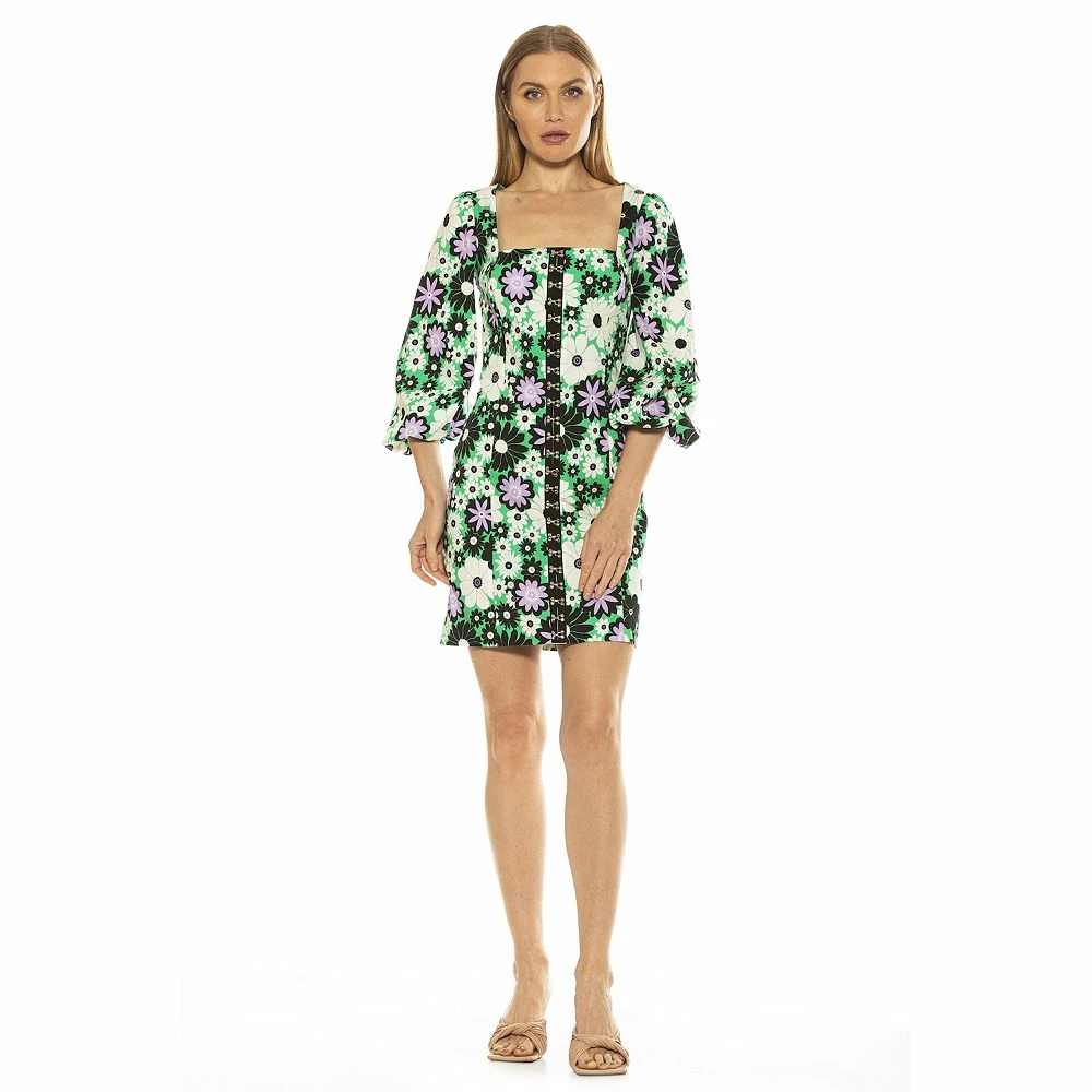 Women's ALEXIA ADMOR Sammie Squareneck Sheath Dress