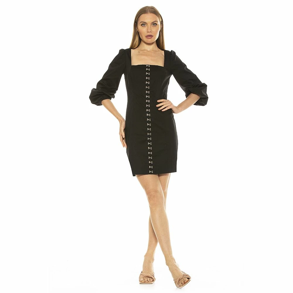 Women's ALEXIA ADMOR Sammie Squareneck Sheath Dress - Image 2