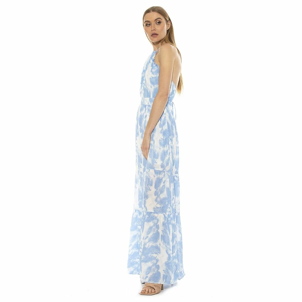 Women's ALEXIA ADMOR Kira Ruffle Halter Maxi Dress - Image 9