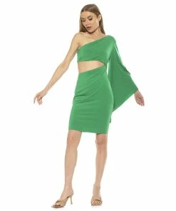 Women's ALEXIA ADMOR Reese One Shoulder Cutout Dress