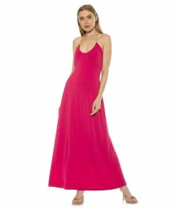 Women's ALEXIA ADMOR Selena Scoopneck Maxi Dress