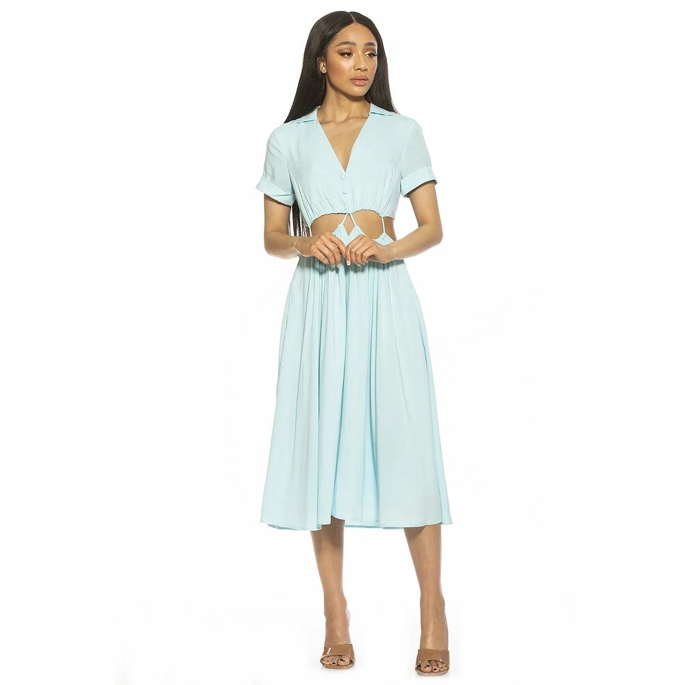 Women's ALEXIA ADMOR Cassidy Collared Button Down Shirtdress - Image 5