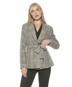 Women's ALEXIA ADMOR Olya Belted Long Blazer