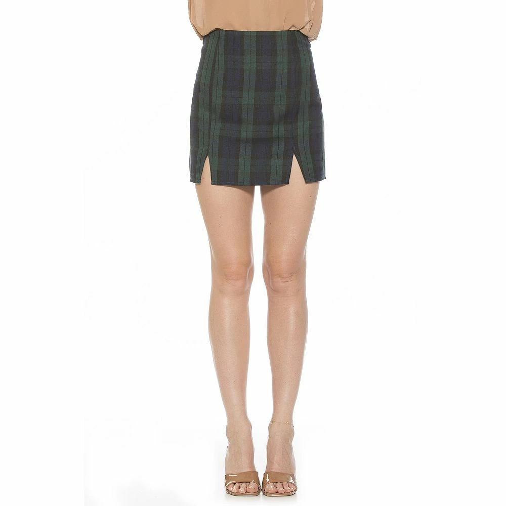 Women's ALEXIA ADMOR Tina Exposed Back Zipper Mini Skirt - Image 2