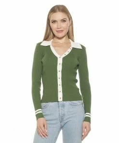 Women's ALEXIA ADMOR Charlie Collared Button Down Cardigan