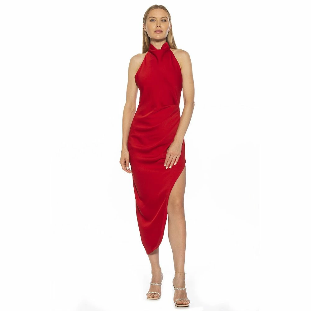 Women's ALEXIA ADMOR June Draped Halter Neck Open Back Dress - Image 2