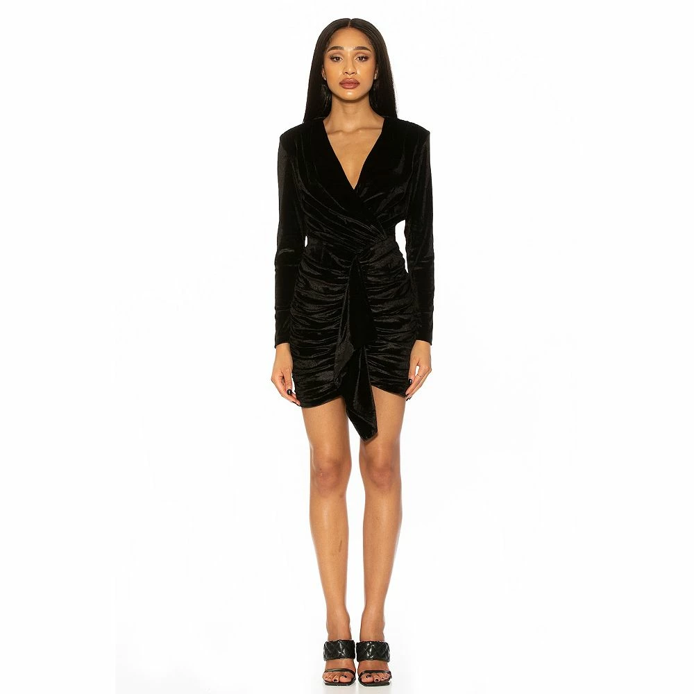 Women's ALEXIA ADMOR Draped Ruched Mini Dress