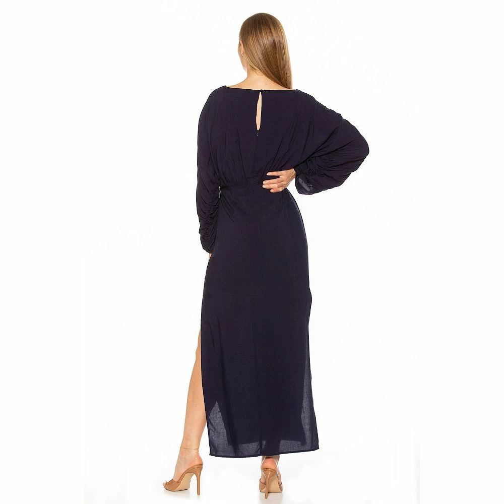 Women's ALEXIA ADMOR Shirred Sit Slit Maxi Dress - Image 3