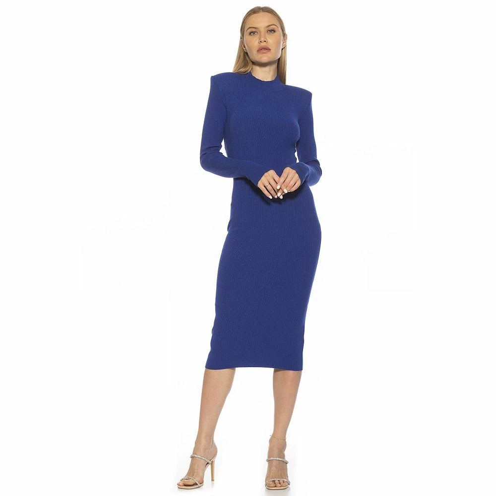 Women's ALEXIA ADMOR Open Back Knit Midi Dress - Image 2