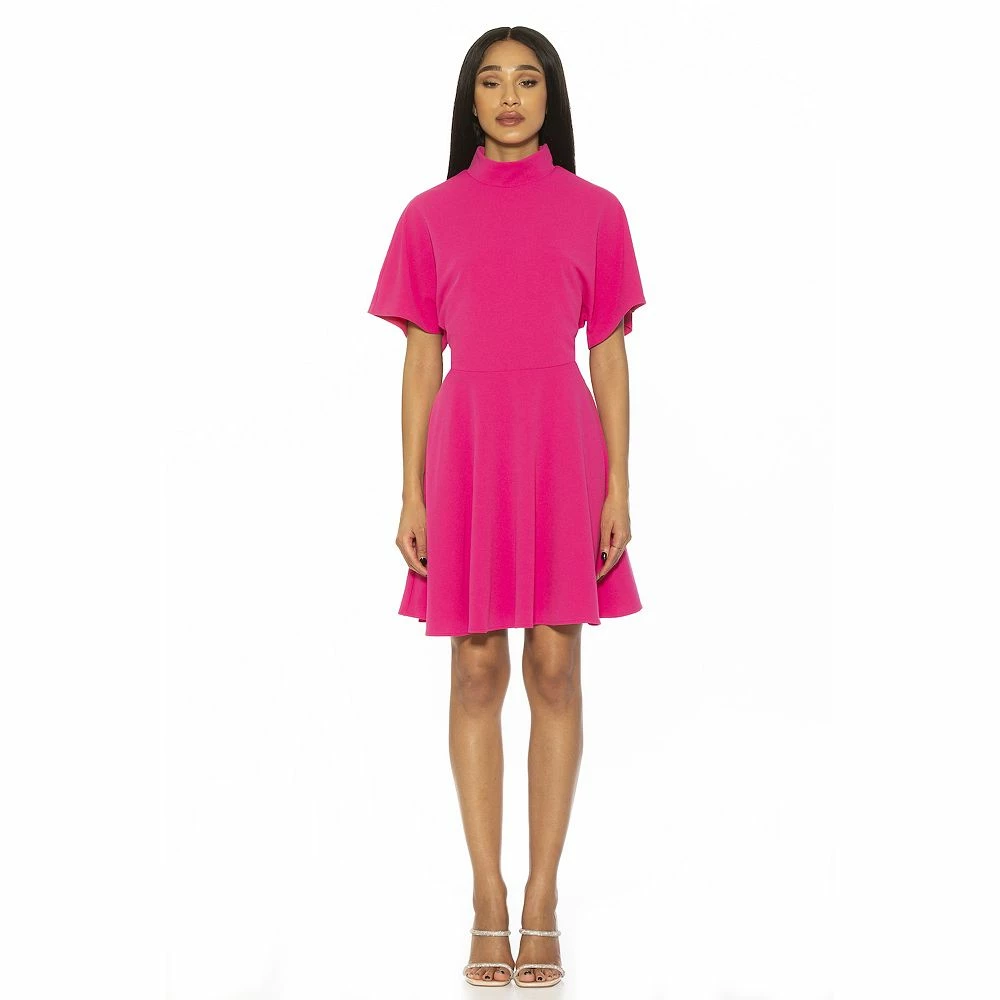 Women's ALEXIA ADMOR Dolman Fit & Flare Mini Dress - Image 3