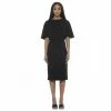 Women's ALEXIA ADMOR Flutter-Sleeve Fitted Midi Sheath Dress