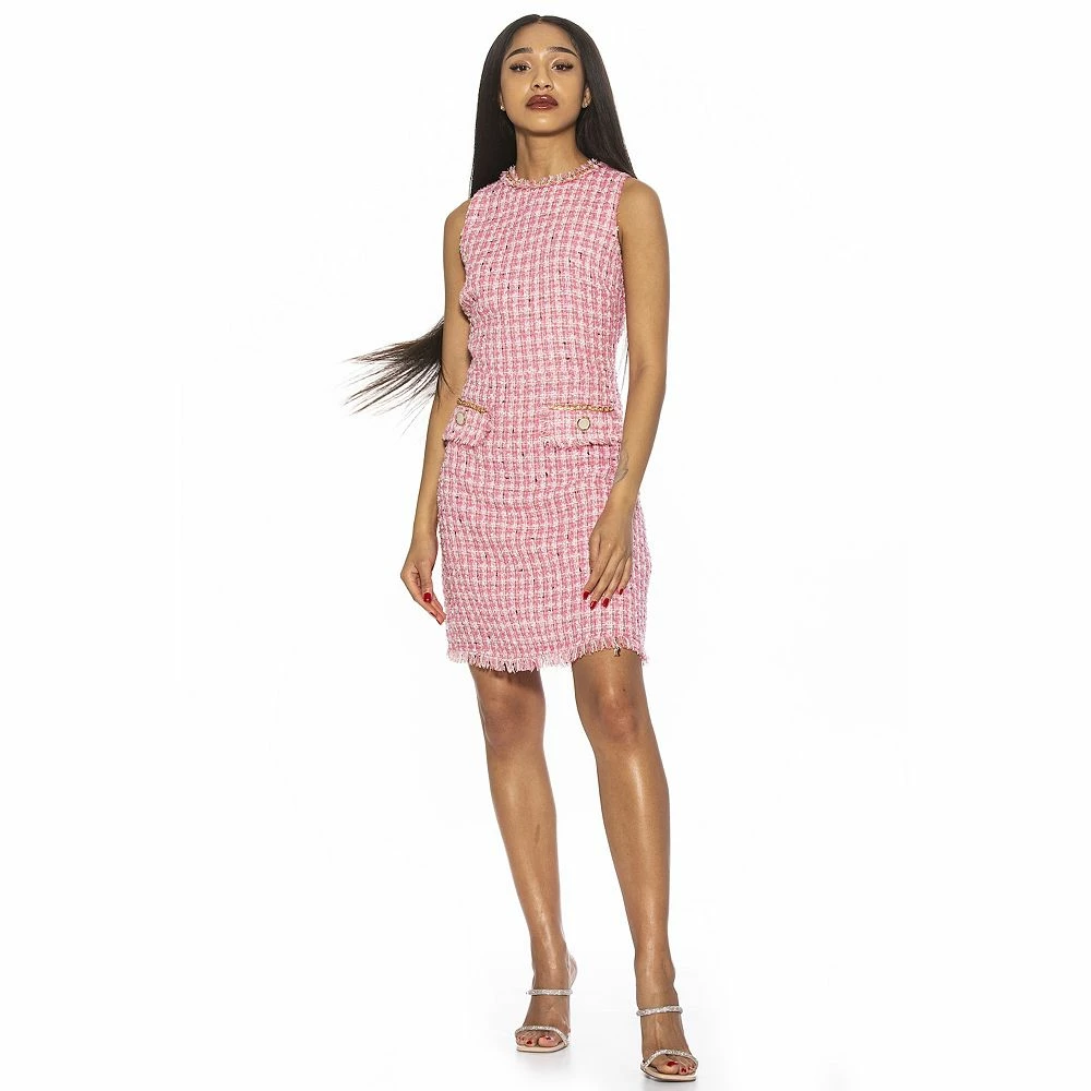 Women's ALEXIA ADMOR Klara Tweed Shift Dress - Image 2