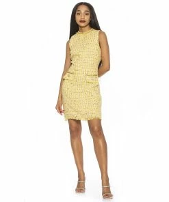 Women's ALEXIA ADMOR Klara Tweed Shift Dress