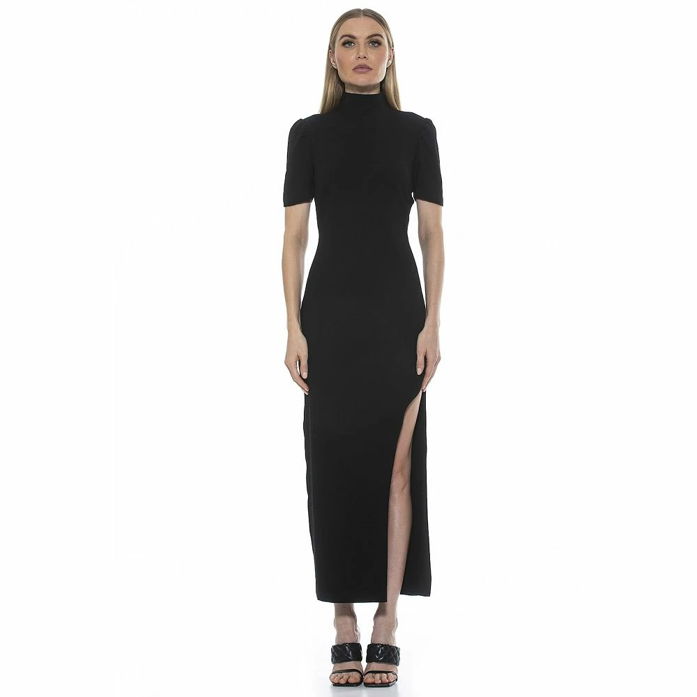 Women's ALEXIA ADMOR Mockneck High-Slit Maxi Dress - Image 2