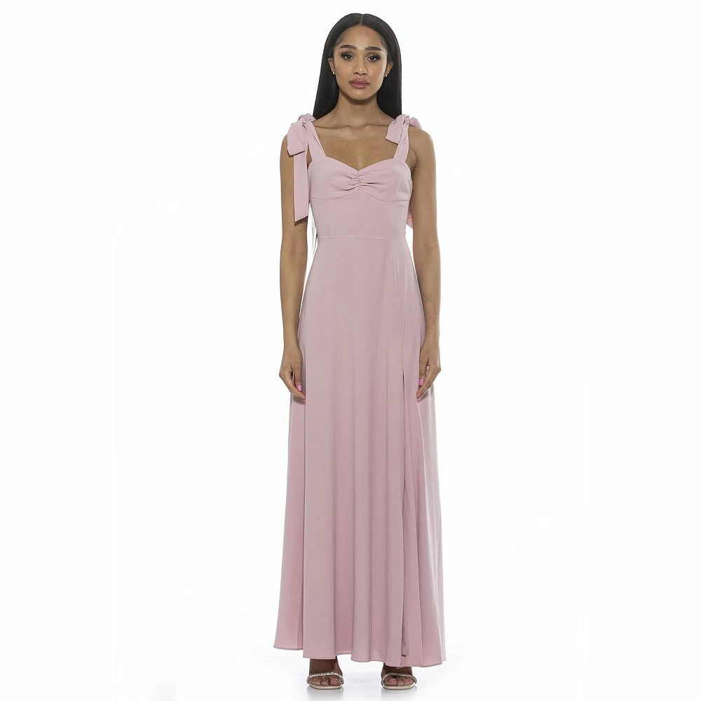 Women's ALEXIA ADMOR Side Slit Sweetheart Maxi Dress - Image 5